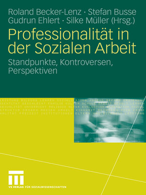 cover image of Professionalität in der Sozialen Arbeit